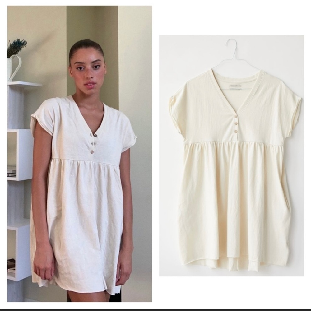 Urban Outfitters Ava Knit Babydoll Mini Dress Size S Small NWOT